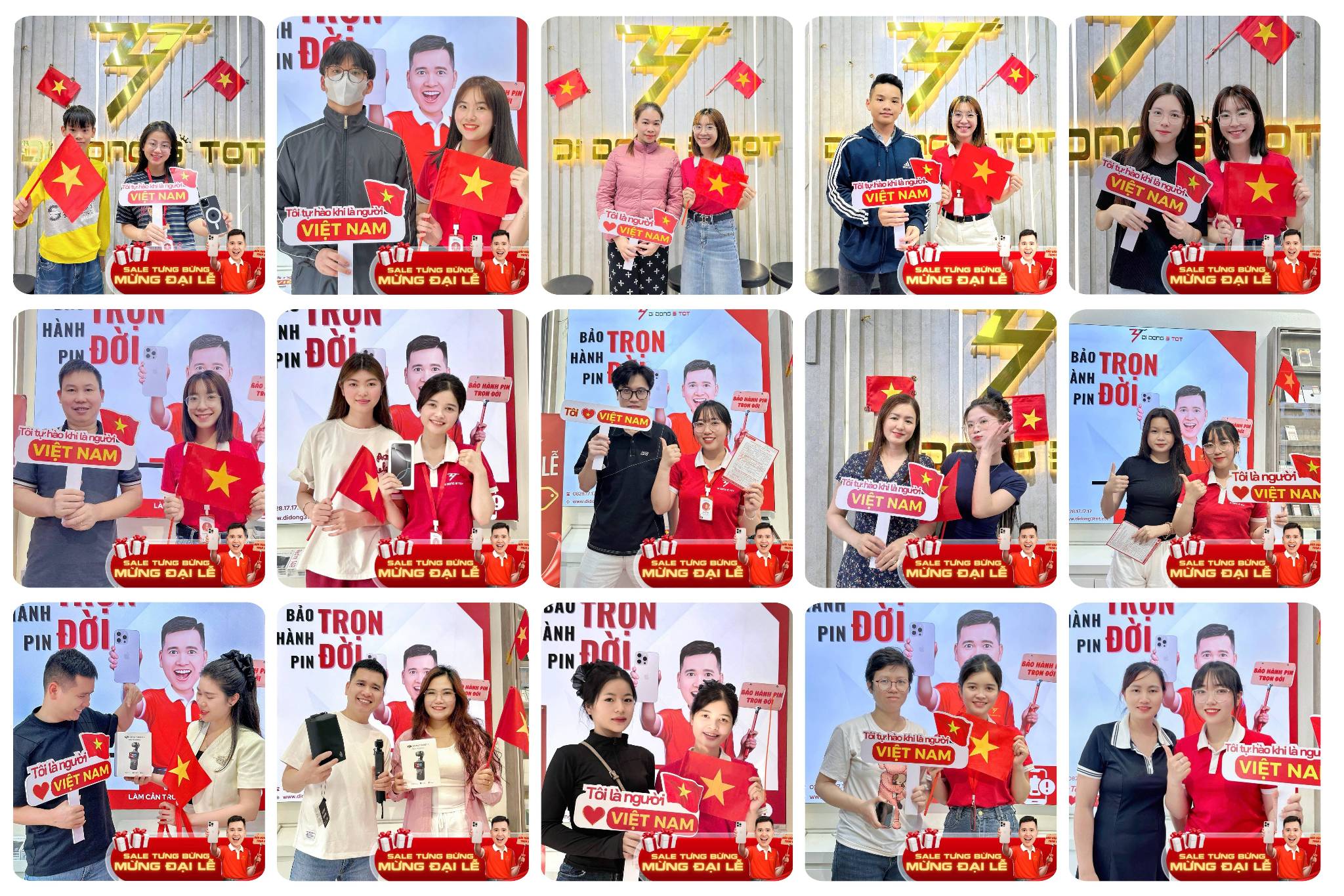 Khách hàng Thành Phố Thái Bình tin tưởng lựa chọn Di Động 3 Tốt – Hình ảnh thực tế tại cửa hàng