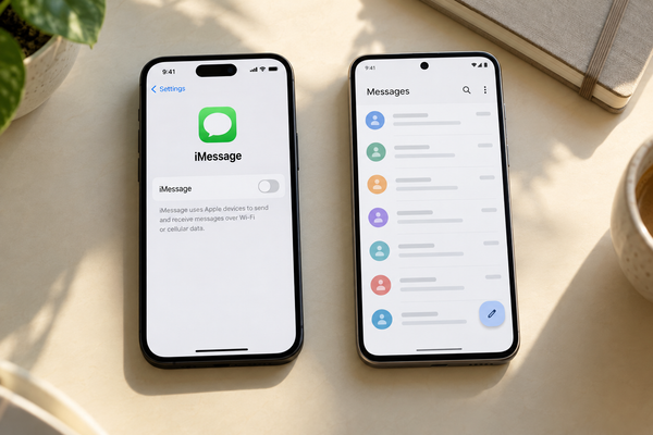 Đổi từ iPhone sang Android không nhận đủ tin nhắn hãy kiểm tra iMessage