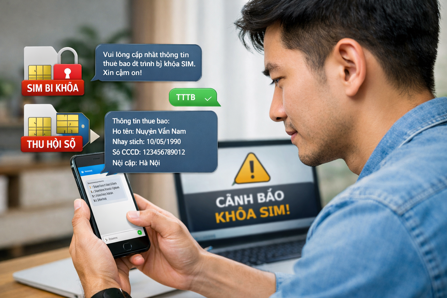 Từ 31/12/2025: 4 trường hợp bị khóa SIM, thu hồi số dù là chính chủ