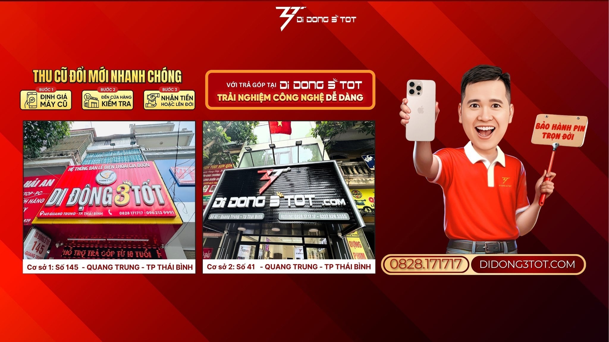 Cửa hàng sửa chữa điện thoại tại Thái Bình – Uy tín, nhanh chóng, giá tốt