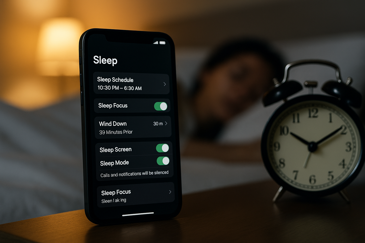 5 cài đặt giúp bạn ngủ ngon hơn: Tắt ánh sáng xanh, bật lịch trình nghỉ ngơi, giảm thông báo gây xao nhãng