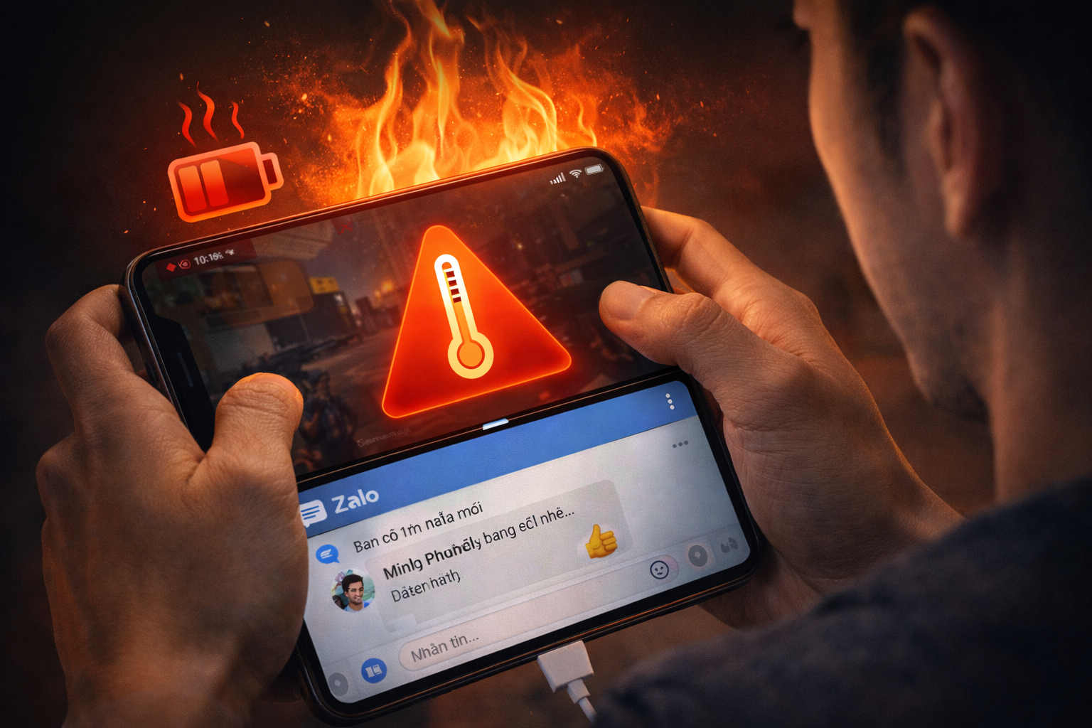 6 Cách Khắc Phục Điện Thoại Bị Nóng Máy Khi Sạc Hoặc Chơi Game
