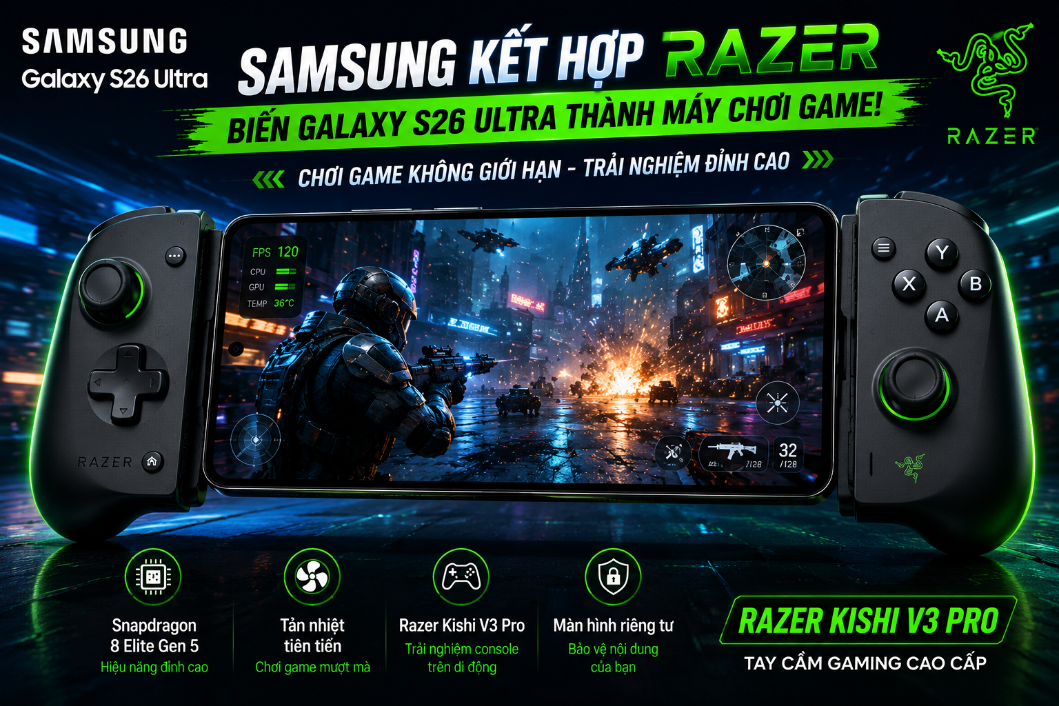 Galaxy Razer DI ĐỘNG 3 TỐT