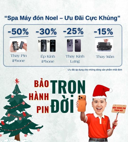 Spa Máy Đón Noel – Ưu Đãi Cực Khủng tại Di Động 3 Tốt 🎄