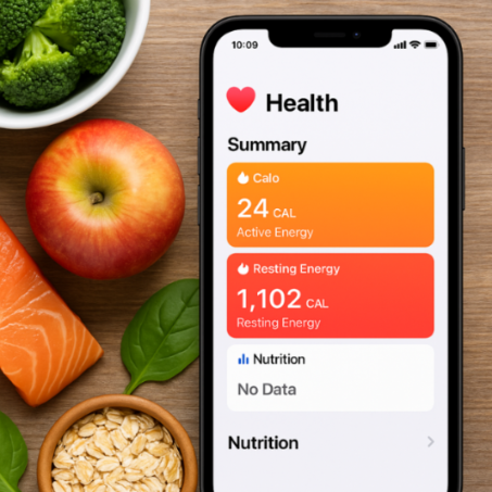 Cách ghi lại dữ liệu dinh dưỡng & calo bằng ứng dụng Health trên iPhone