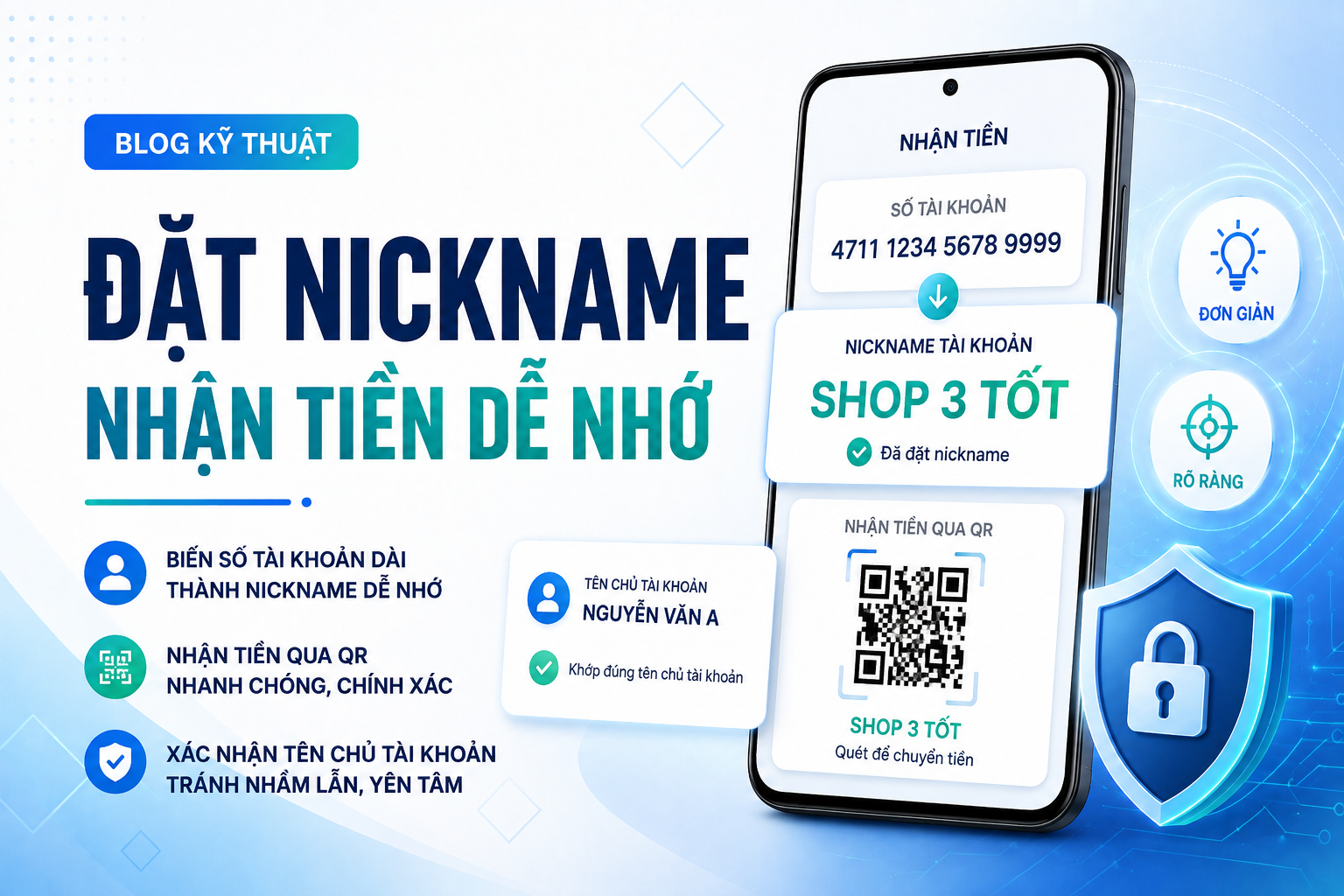 Agribank Plus: Cách đặt Nickname tài khoản để nhận tiền dễ nhớ hơn và tránh nhầm QR