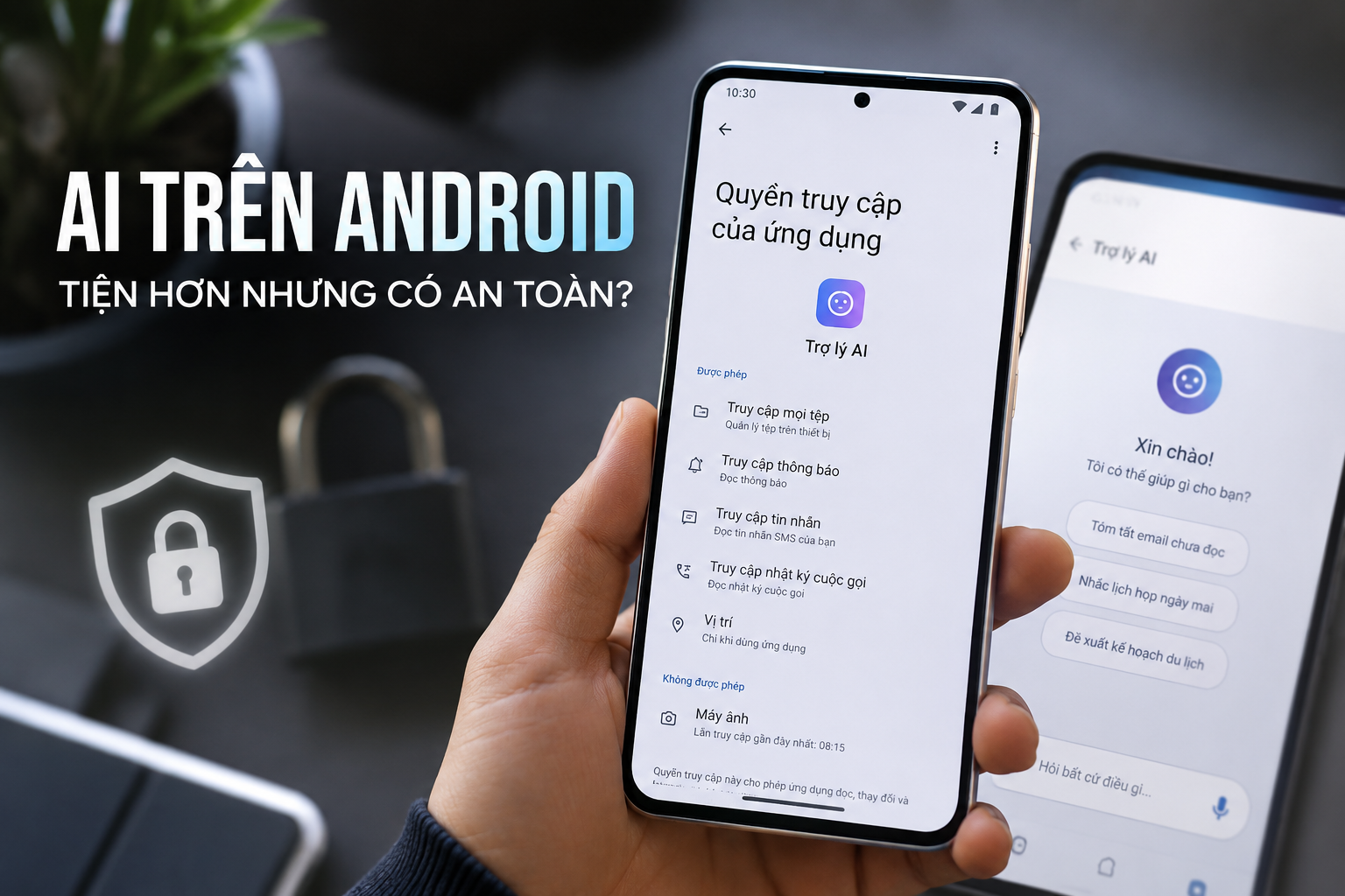 Trợ lý AI bên thứ ba muốn quyền truy cập sâu vào Android: Tiện hơn nhưng có đánh đổi quyền riêng tư?