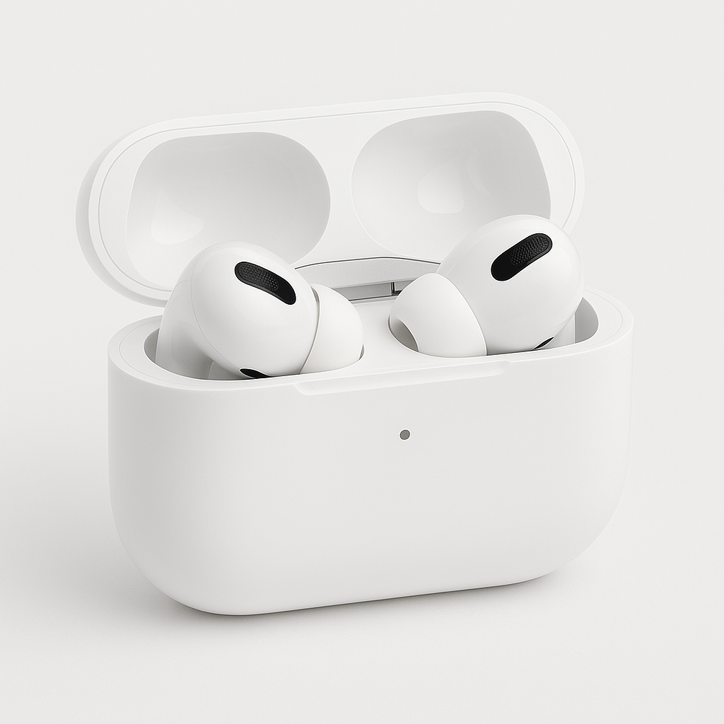 AirPods Pro 3: Hộp sạc nhỏ gọn, nút cảm ứng điện dung hiện đại