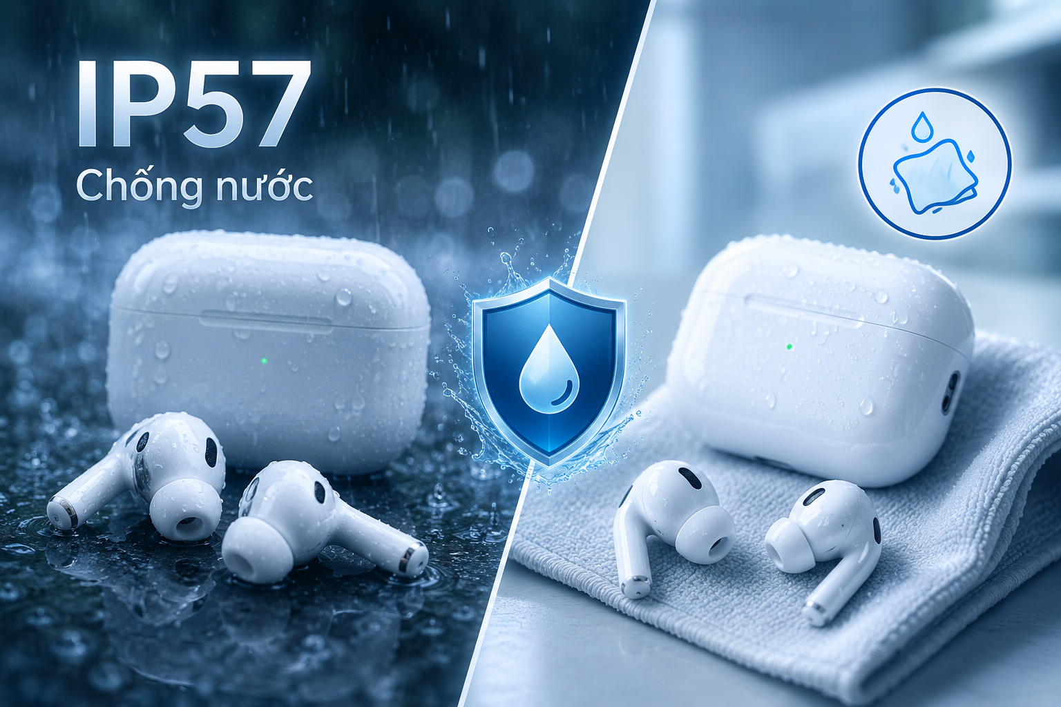 AirPods Pro 3 IP57: Chạy mưa được không? Cách xử lý khi bị ướt