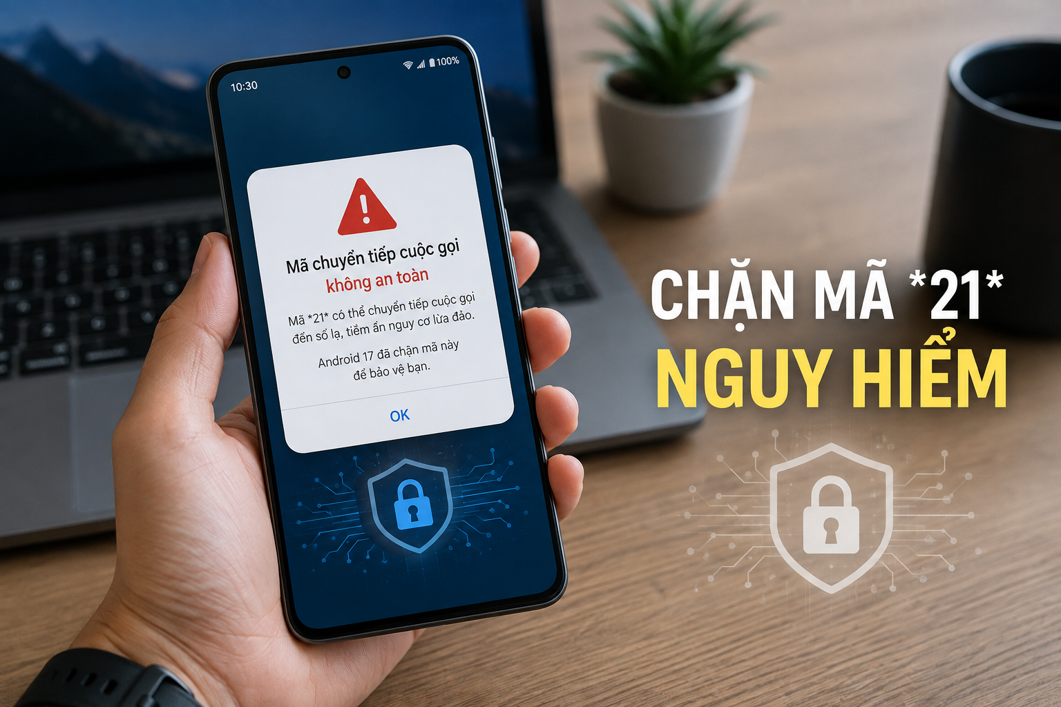 Android 17 bắt đầu chặn mã chuyển tiếp cuộc gọi nguy hiểm: Vì sao *21* có thể bị lợi dụng để lừa đảo?