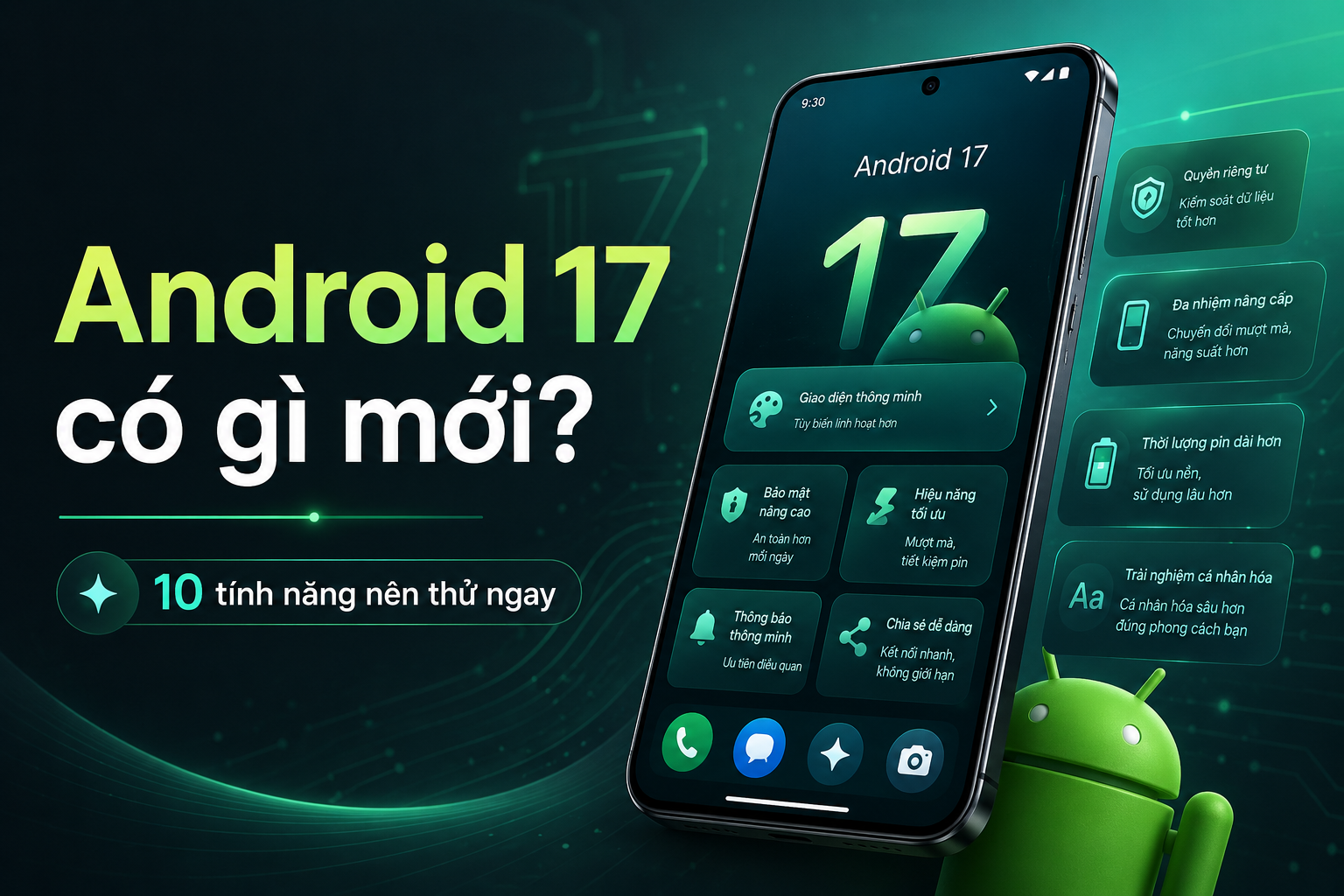 Android 17 có gì mới? 10 tính năng đáng thử nhất 2026
