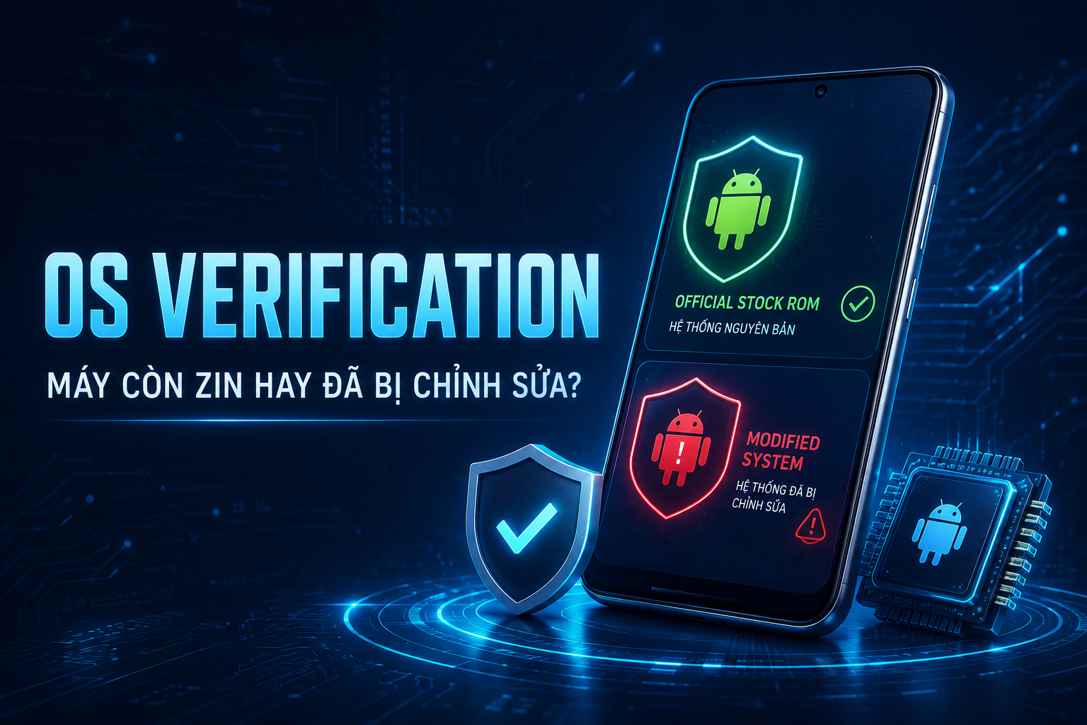 Điện thoại Android đang chạy ROM chính hãng hay bản hệ điều hành bị chỉnh sửa? Cách Android OS Verification kiểm tra