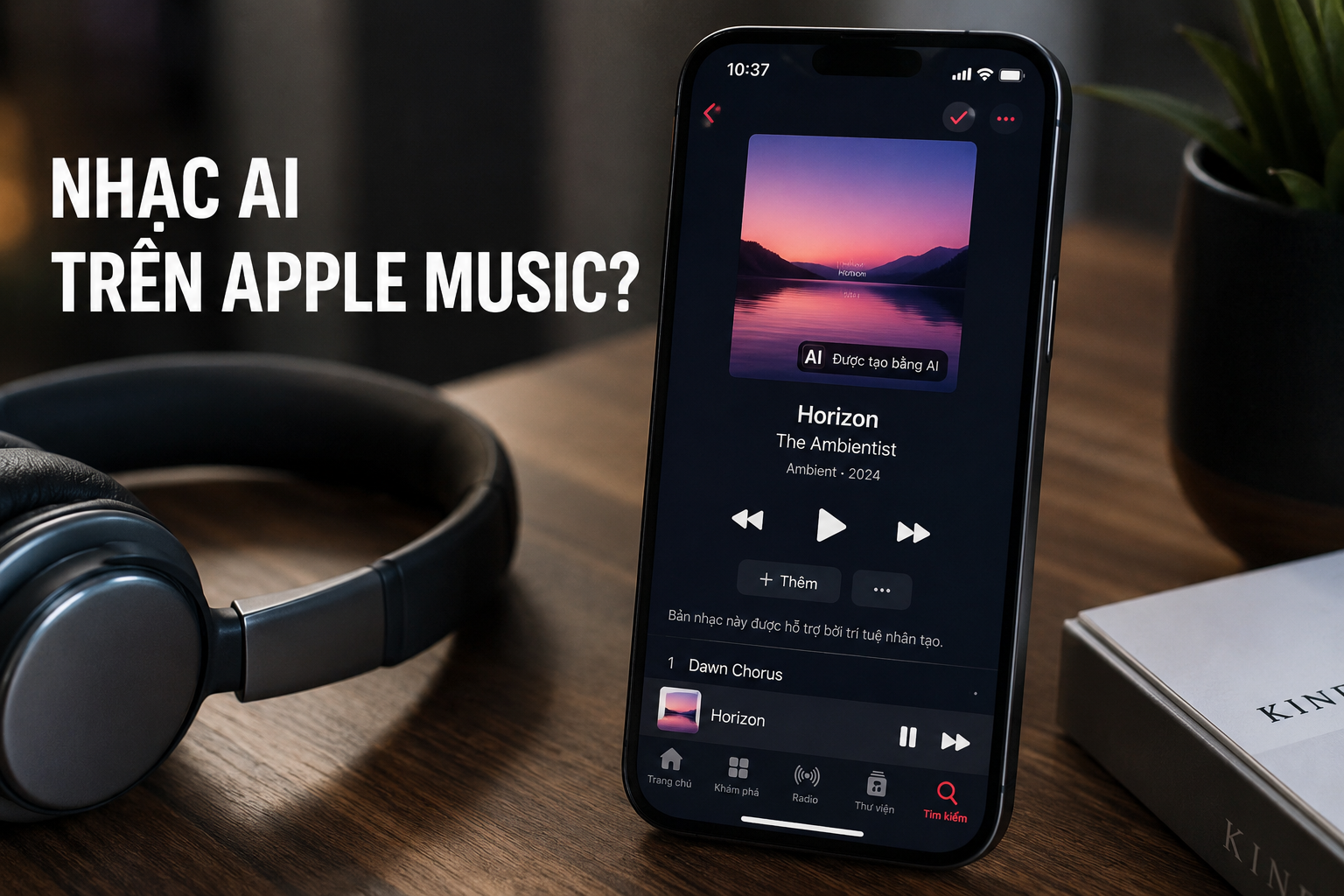 Apple Music và nhãn 'Made With AI': Khi nào người dùng có thể biết bài hát do AI tạo?