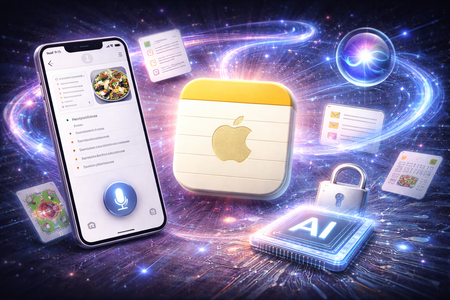 Apple Notes có thể “lột xác” trên iOS 26.4 nhờ Siri và AI