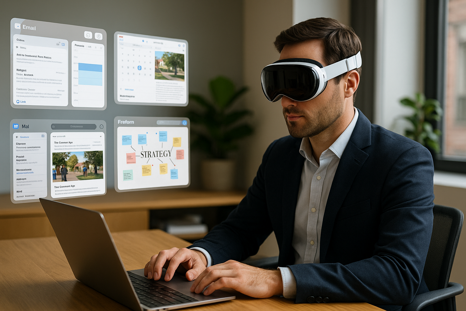 Apple Vision Pro Có Phù Hợp Cho Công Việc Không? Trải Nghiệm Văn Phòng Ảo 2025