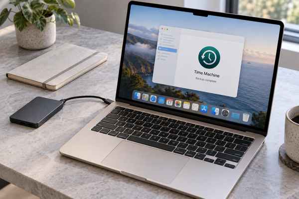 Sao lưu Mac bằng Time Machine và kiểm tra khôi phục tệp