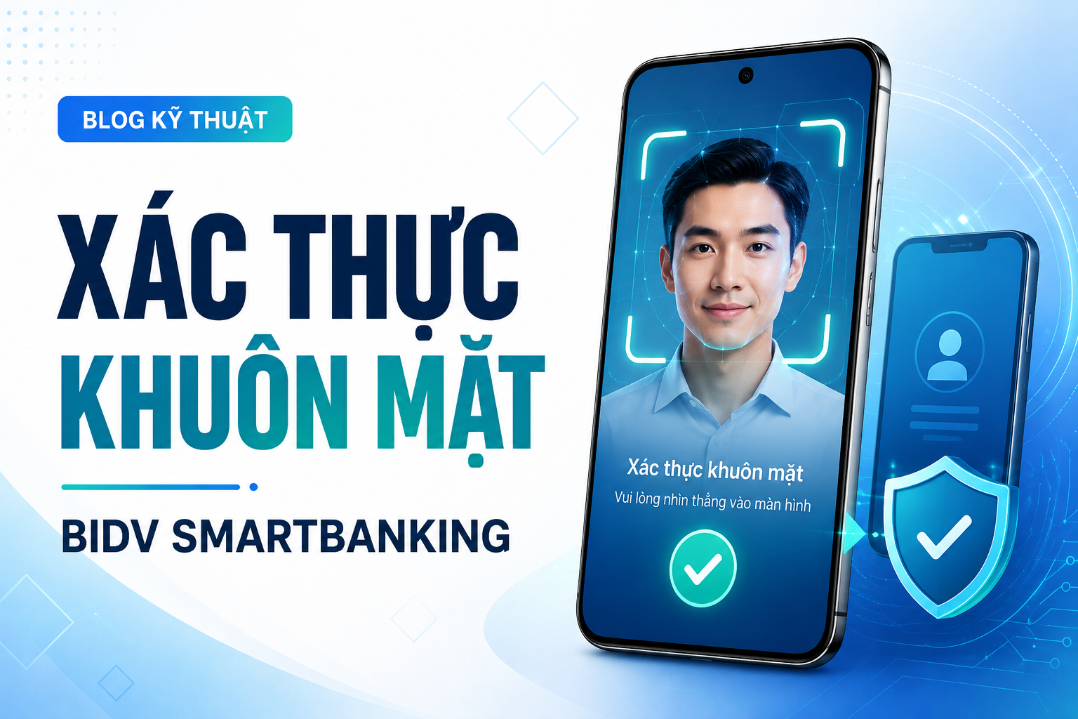 BIDV SmartBanking: Cách bật xác thực khuôn mặt khi đổi mật khẩu hoặc đăng nhập trên thiết bị khác