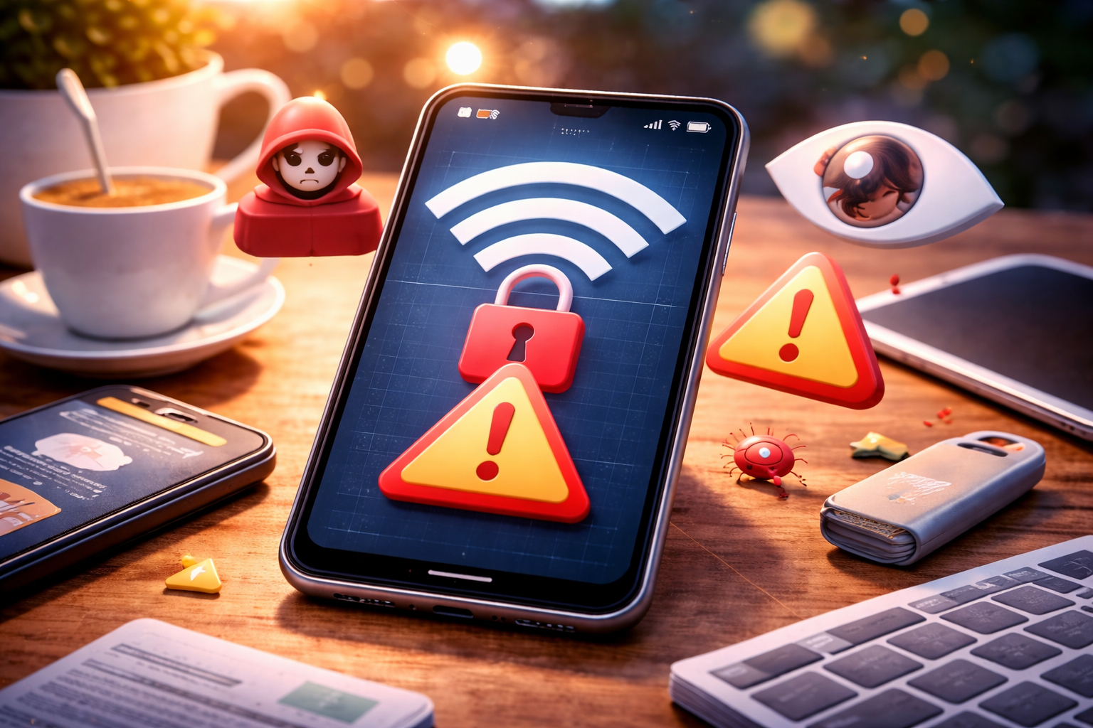 Cách bảo vệ điện thoại khi dùng WiFi công cộng an toàn năm 2026