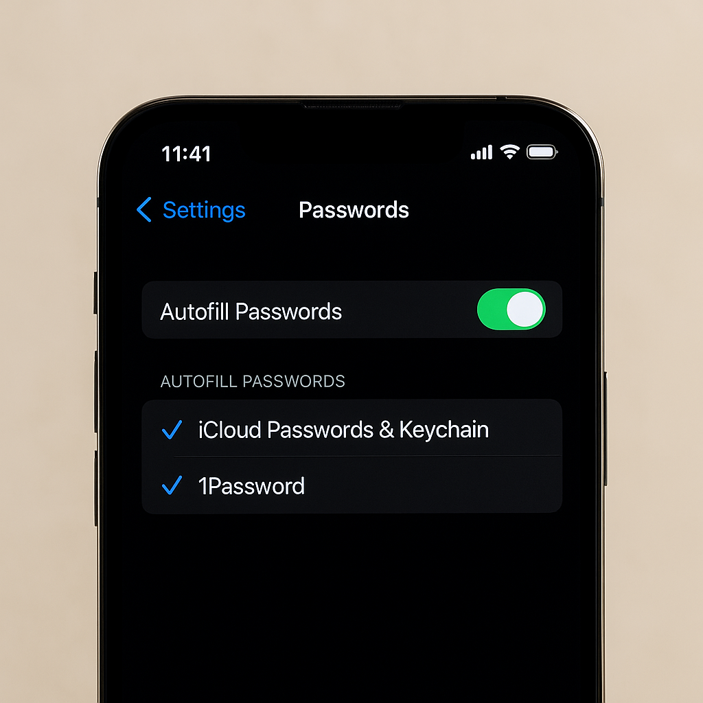 Cách bật/tắt tự động điền mật khẩu trên Safari iPhone