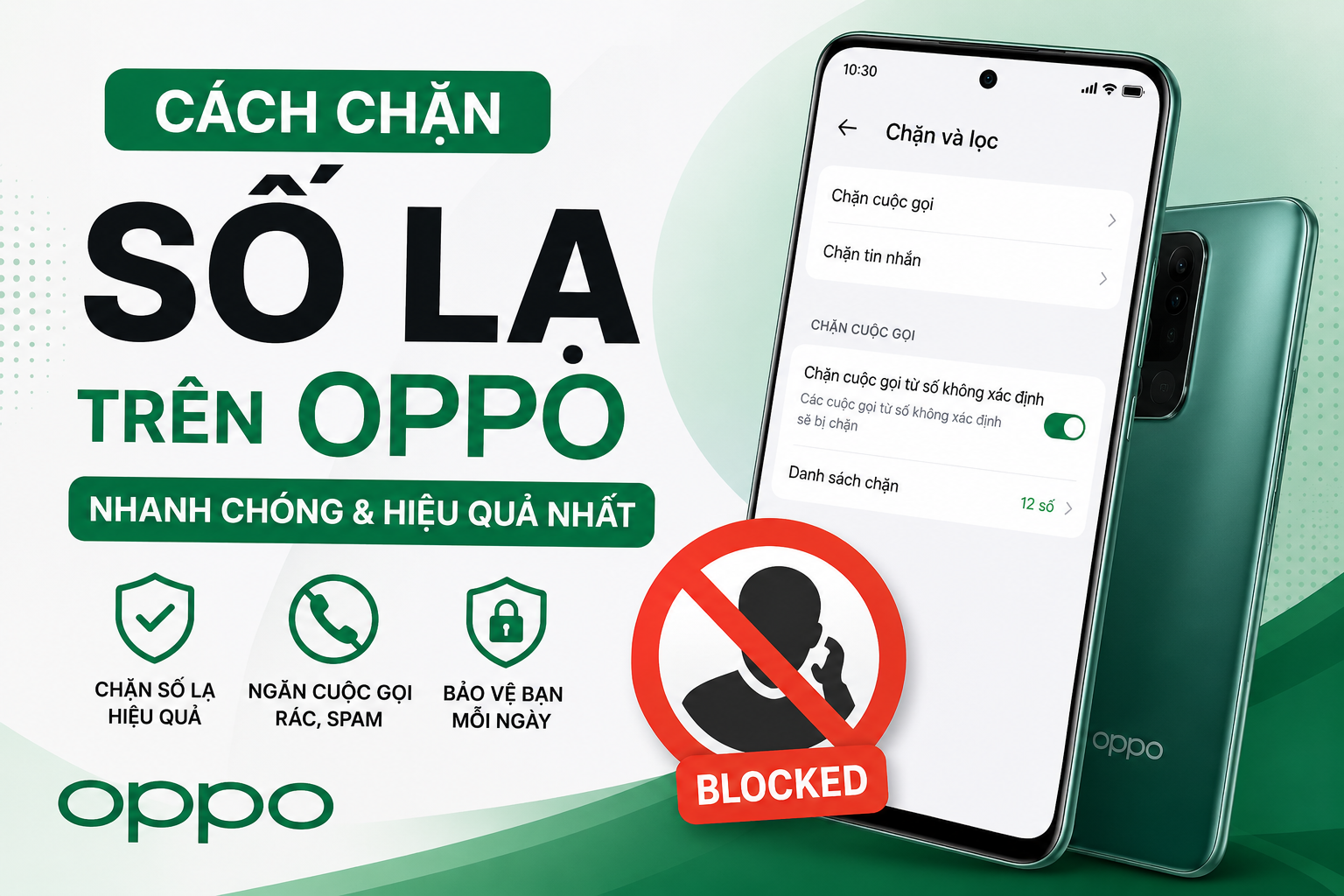 Cách Chặn Số Lạ Trên OPPO Nhanh Chóng Và Hiệu Quả 2026