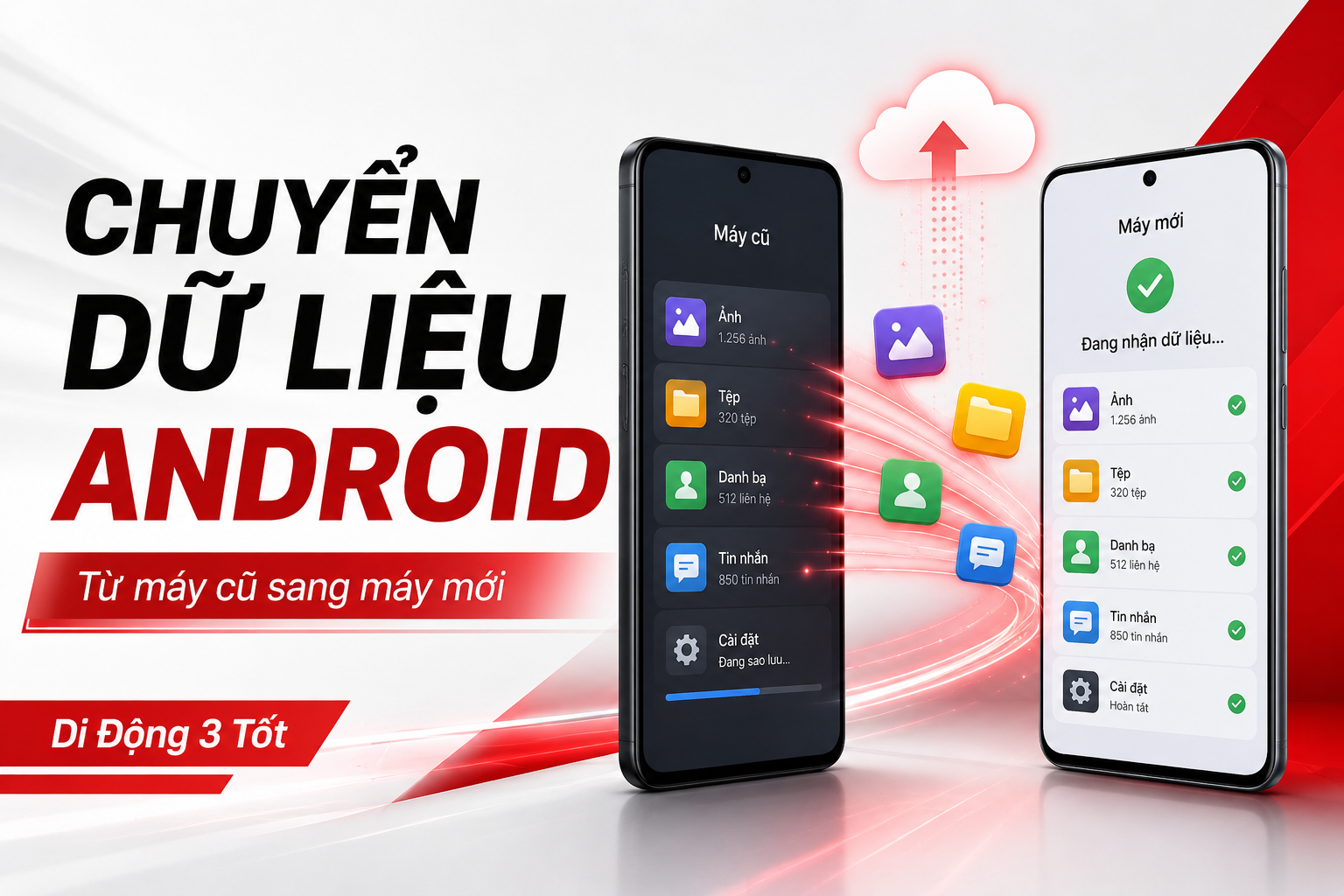 Cách chuyển dữ liệu Android cũ sang điện thoại mới