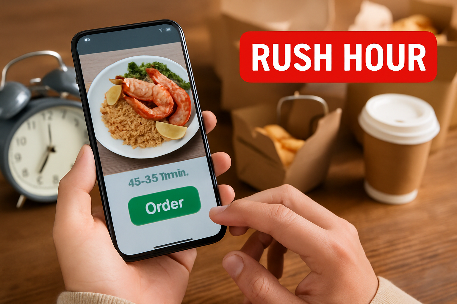 Cách đặt đồ ăn siêu nhanh trong giờ cao điểm – tránh trễ đơn, tránh hết món và tiết kiệm phí ship