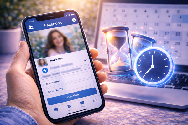 Cách đổi tên Facebook khi chưa đủ 60 ngày