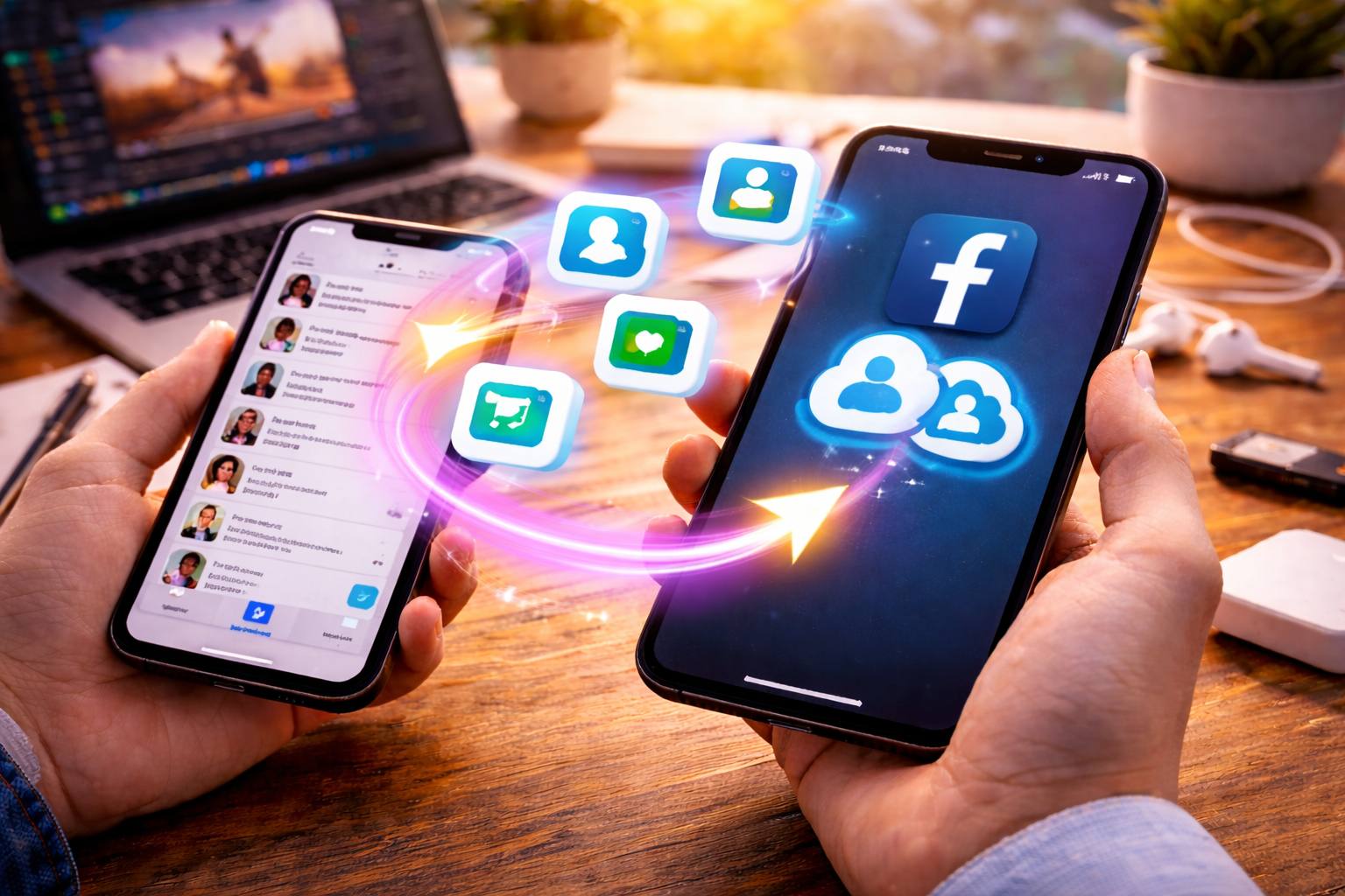 Cách đồng bộ danh bạ Facebook với điện thoại đơn giản 2026