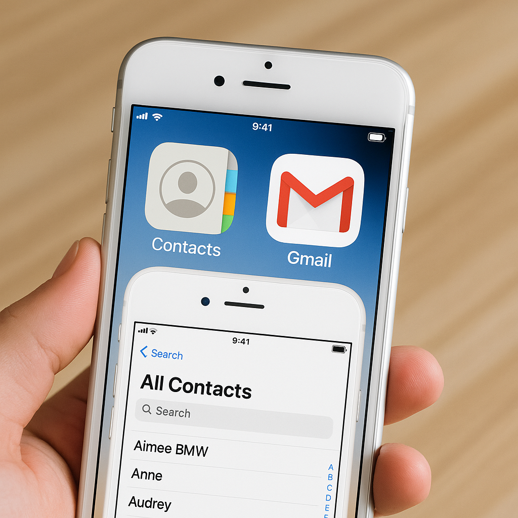 Cách đồng bộ danh bạ iPhone với Gmail/Google Contacts