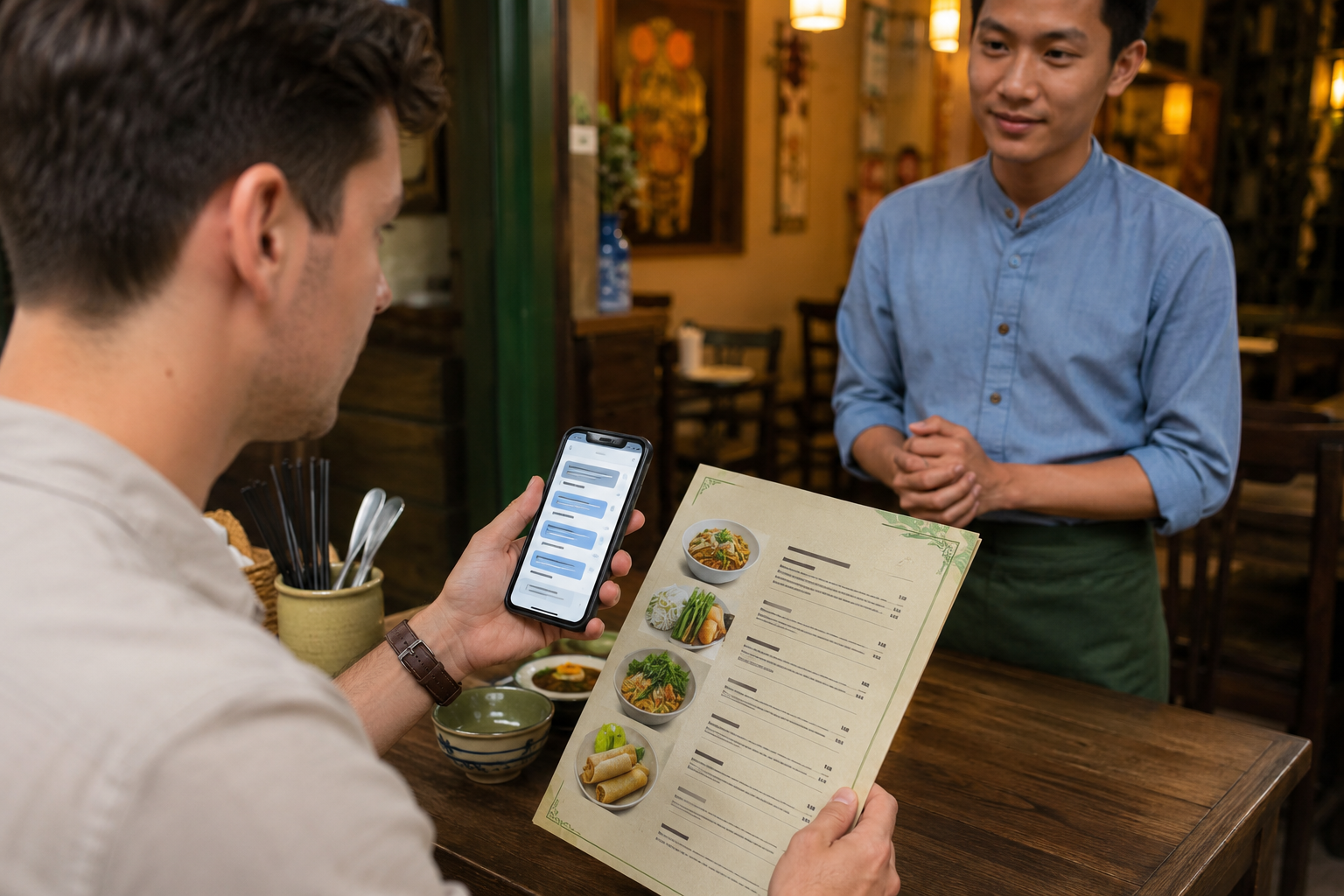 Cách dùng AI Menu Translation trên OPPO Reno16