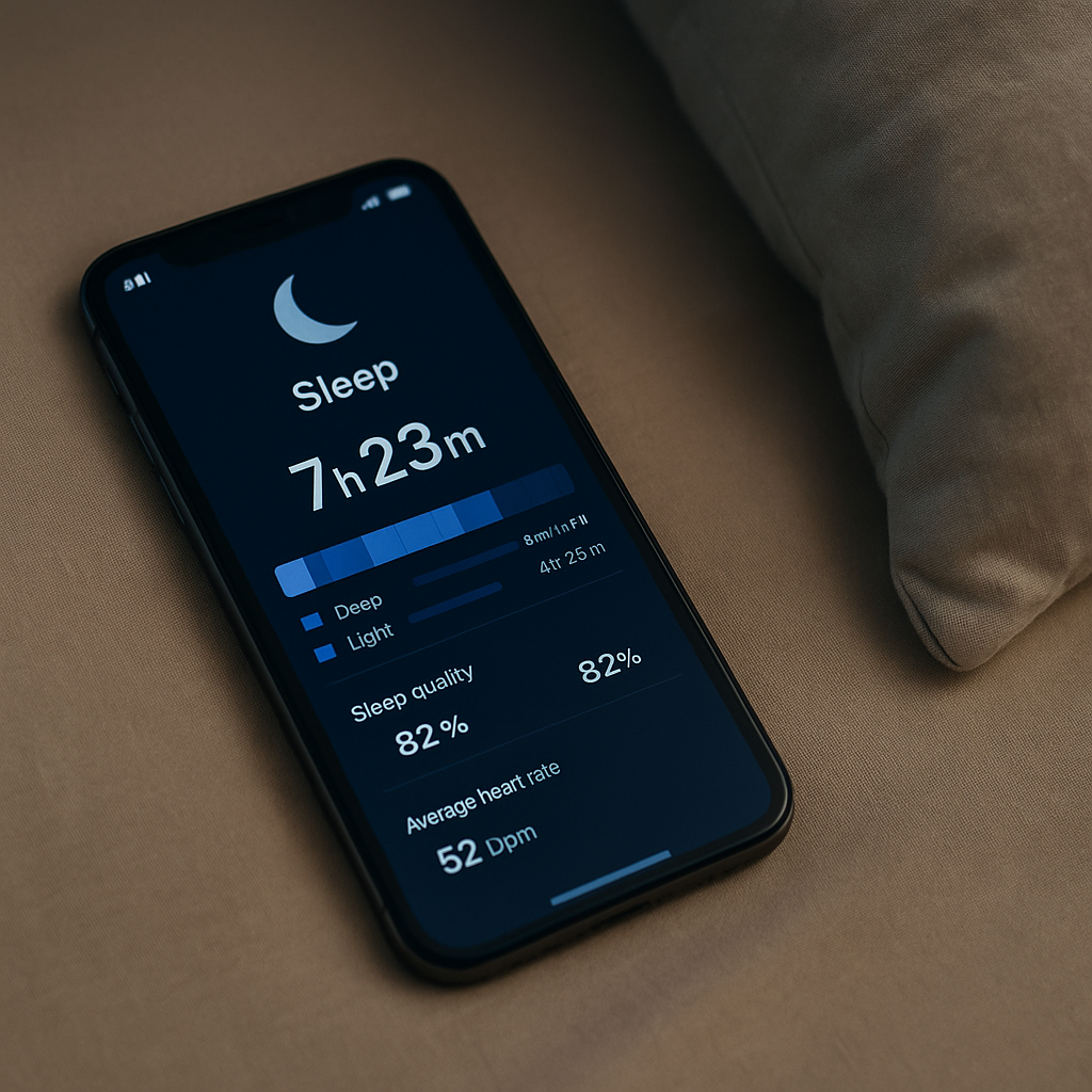 Cách dùng điện thoại để theo dõi giấc ngủ: đo độ sâu, thời gian, nhịp tim và chất lượng giấc ngủ chuẩn xác