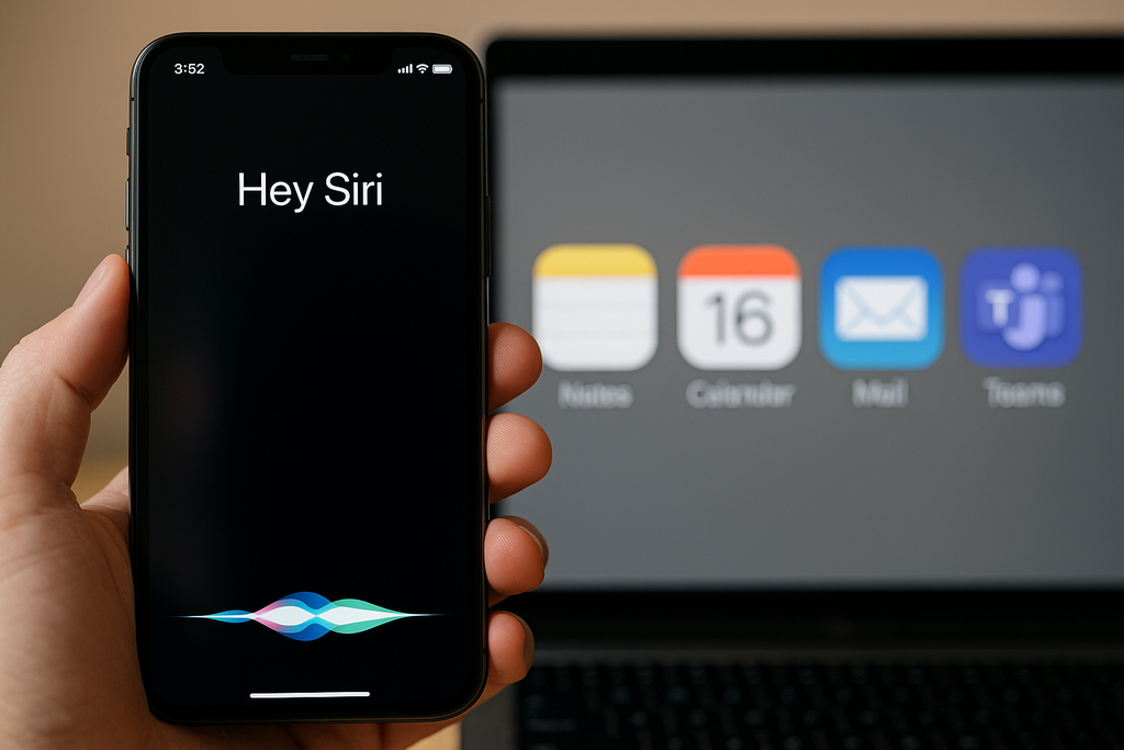 Cách dùng Siri để điều khiển ứng dụng làm việc: Ghi chú, Lịch, Mail, Teams, Zoom… siêu nhanh