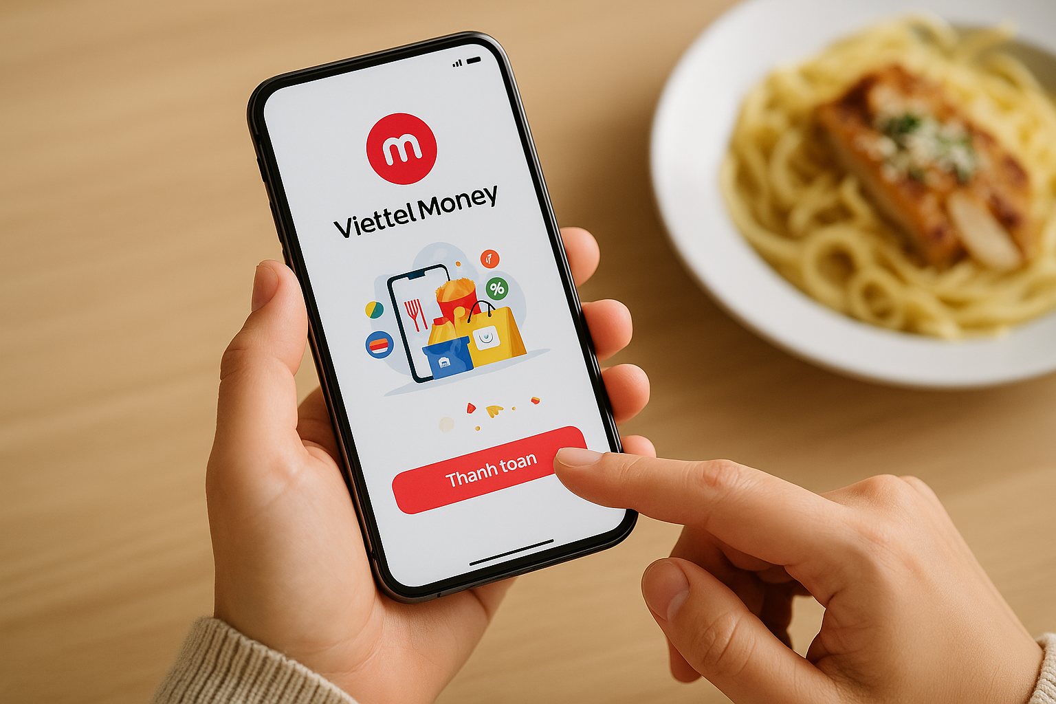 Cách dùng Viettel Money để đặt đồ ăn – thanh toán nhanh, nhiều ưu đãi và cực an toàn