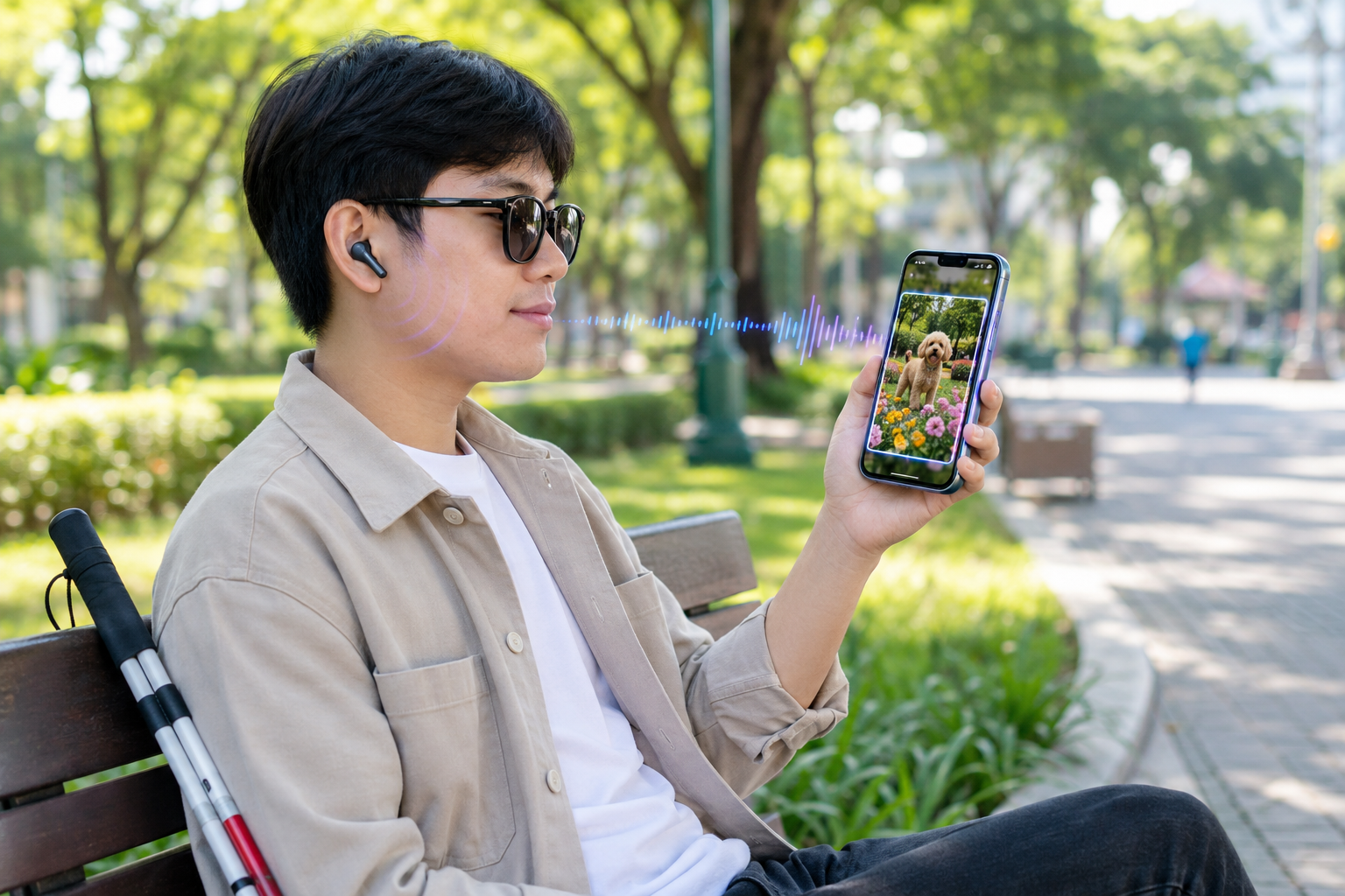 Cách dùng VoiceOver mô tả hình ảnh và Action Button trên iOS 27