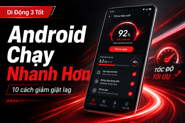 10 cách giúp điện thoại Android chạy nhanh hơn, giảm giật lag hiệu quả