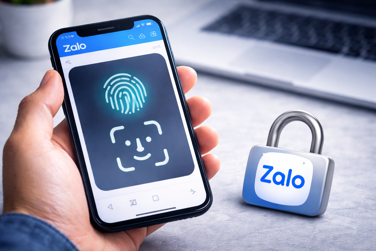 Cách khóa Zalo bằng vân tay hoặc Face ID đơn giản