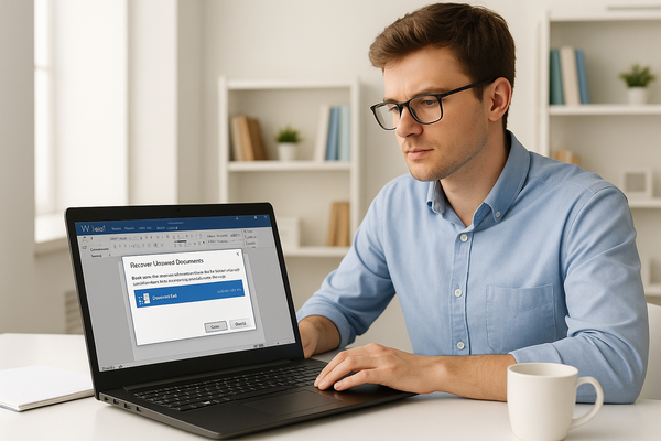 Cách khôi phục tài liệu Word chưa lưu – Cứu dữ liệu nhanh chóng