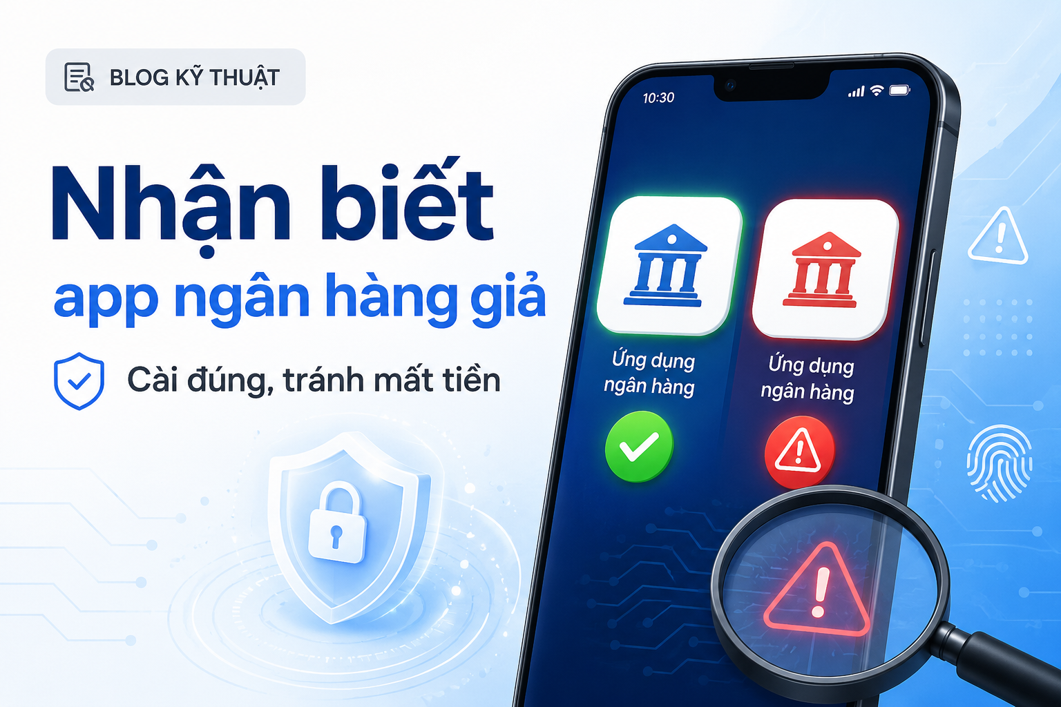 Cách kiểm tra ứng dụng ngân hàng chính chủ: Tránh APK, TestFlight và app giả mạo