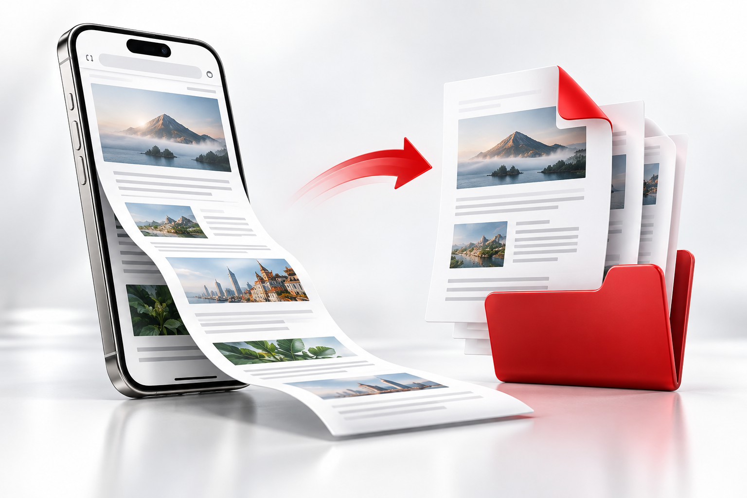 Cách lưu toàn bộ trang web thành PDF trên iPhone
