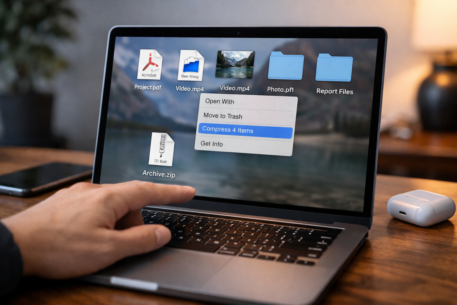 Cách Nén File Trên MacBook Đơn Giản, Nhanh Nhất (Không Cần Phần Mềm)