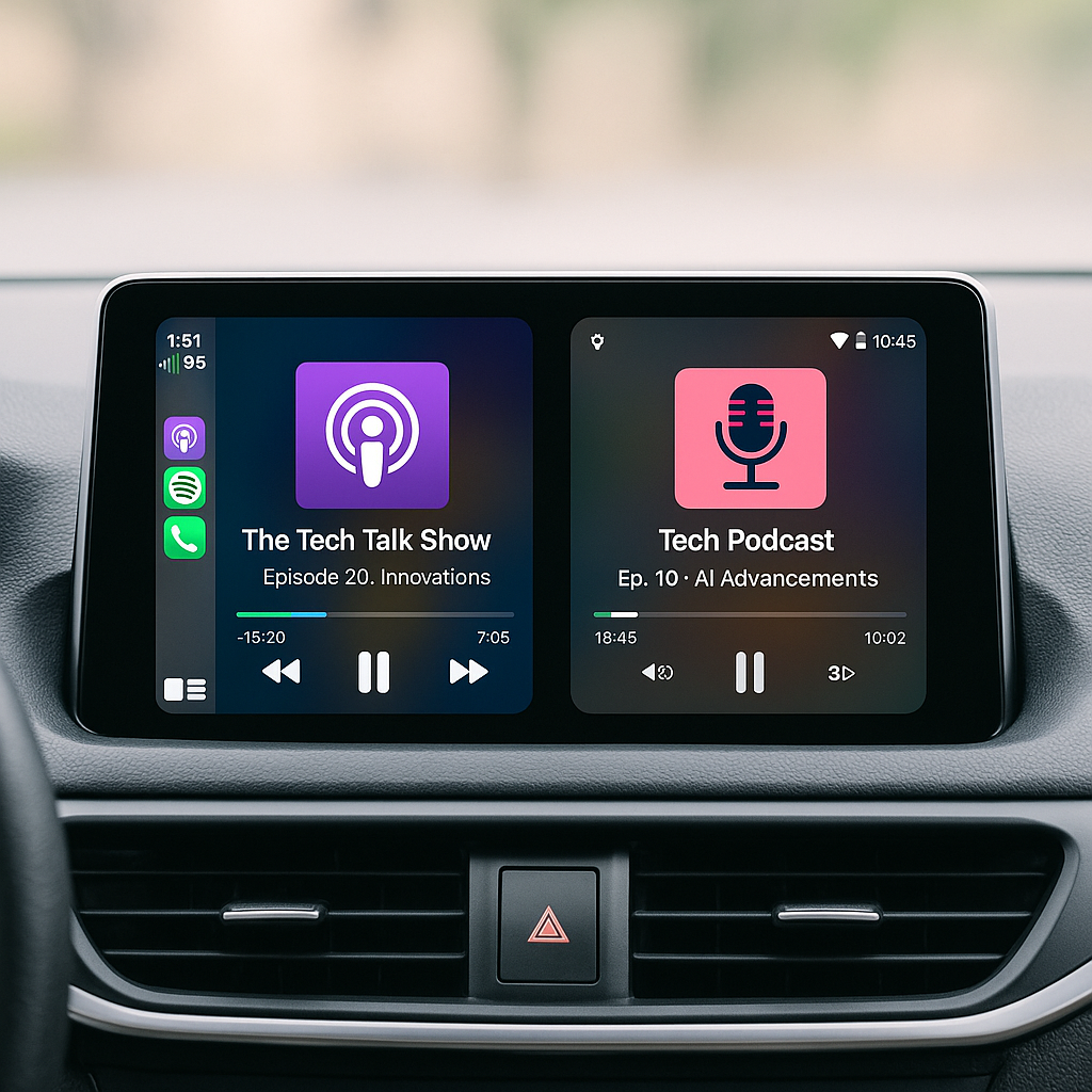 Cách nghe Podcast khi lái xe bằng CarPlay & Android Auto