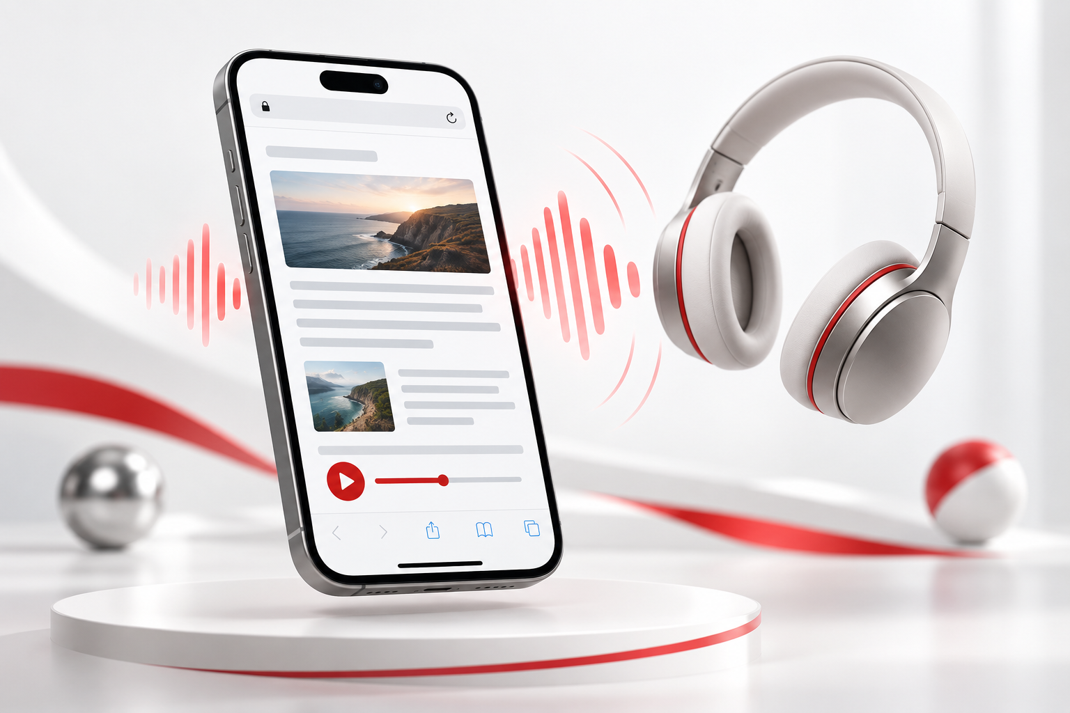 Cách nghe Safari đọc trang web trên iPhone