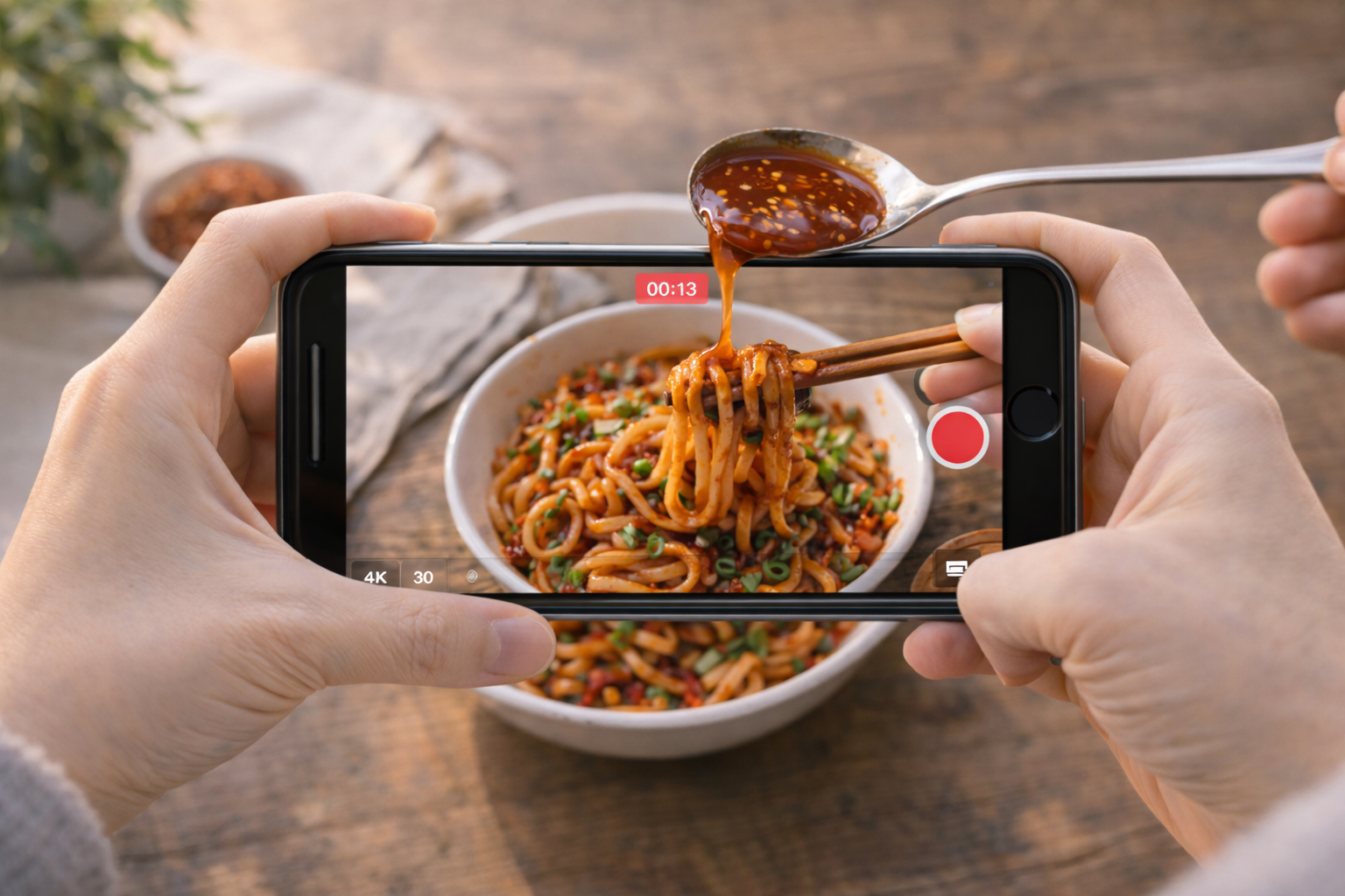 Cách Quay Và Chỉnh Video Đồ Ăn Hấp Dẫn Trên iPhone – Tạo Hiệu Ứng Ngon Mắt