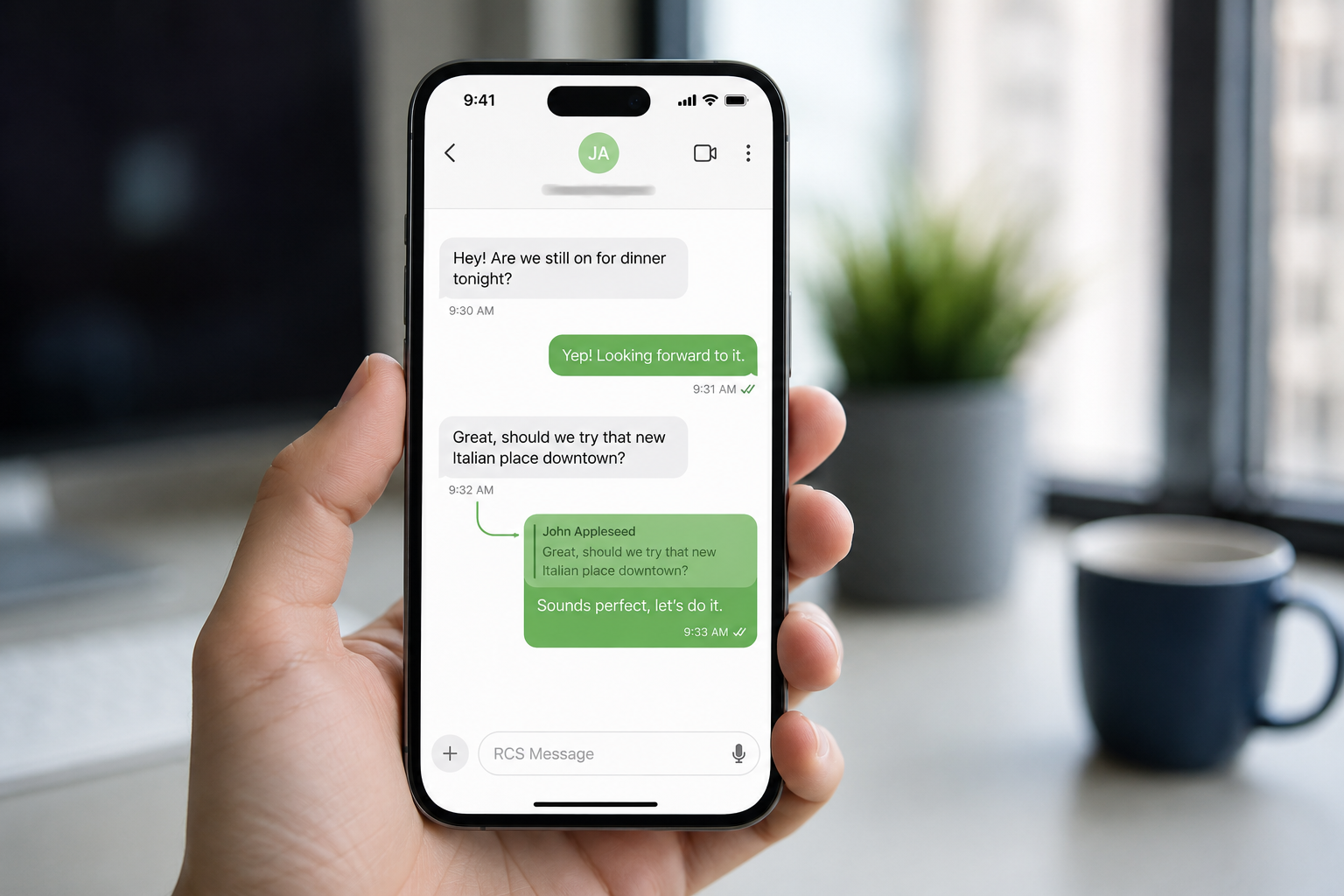 Nhắn tin với Android tiện hơn: Cách trả lời đúng từng tin nhắn RCS trên iOS 27