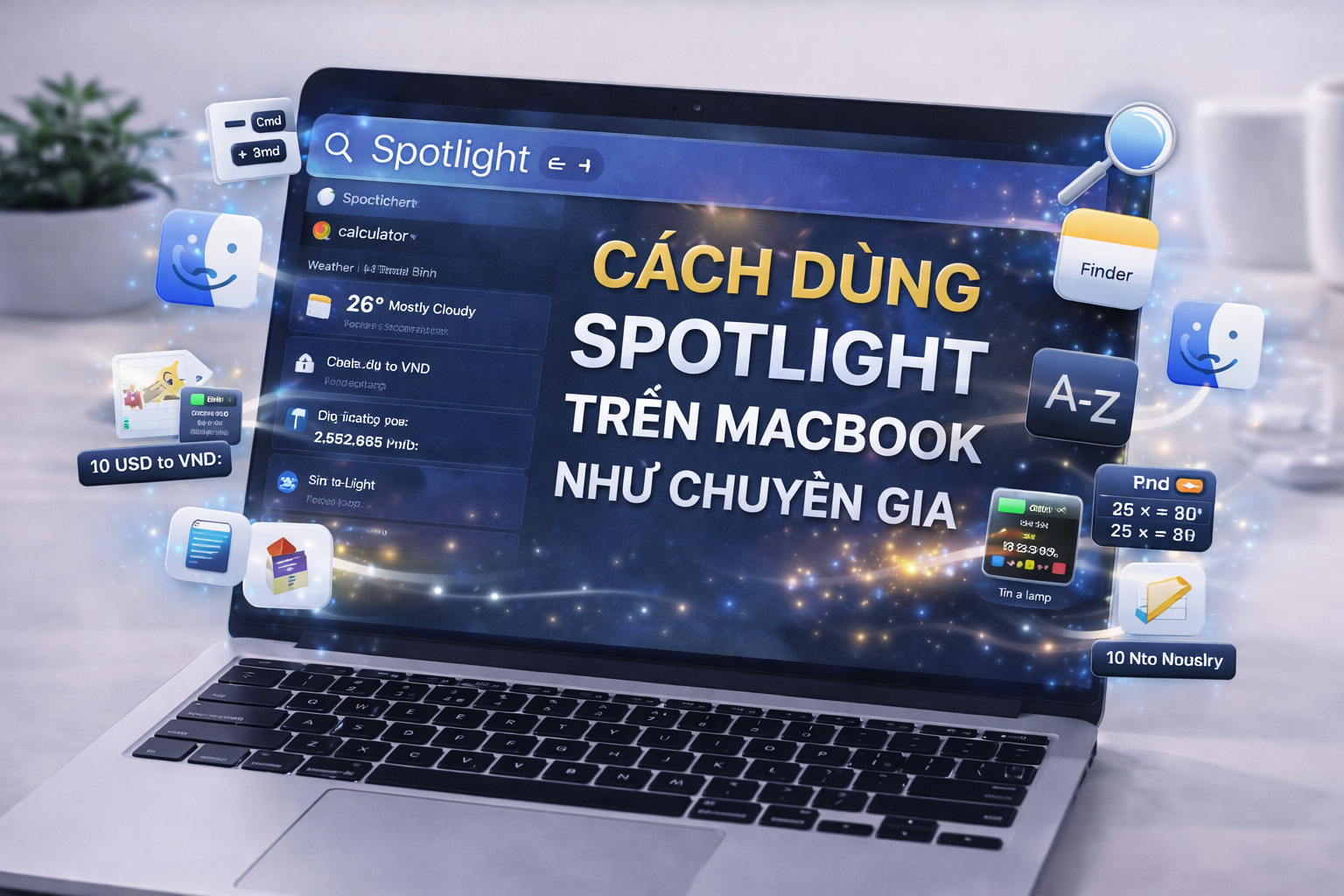 Cách Sử Dụng Spotlight Trên MacBook Như Chuyên Gia (Cực Nhanh & Tiện)