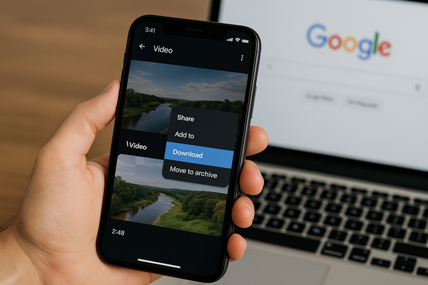 Cách tải video từ Google Photos về điện thoại (iPhone & Android) – Nhanh, không giảm chất lượng