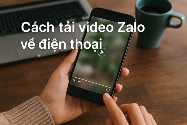 Cách tải video Zalo về điện thoại (iPhone & Android) đơn giản nhất – Áp dụng cho chat, nhóm, nhật ký Zalo