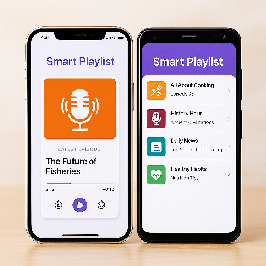 Cách tạo danh sách phát thông minh (Smart Playlist) cho Podcast trên iPhone & Android
