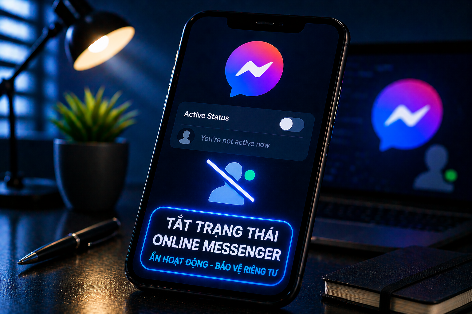 Cách tắt trạng thái online Messenger mà không ai biết