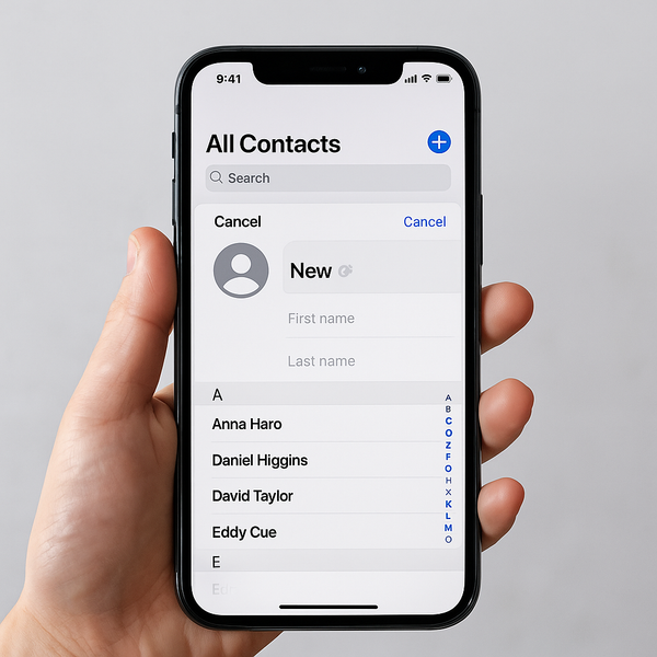 Cách thêm và chỉnh sửa danh bạ trên iPhone chi tiết từ A–Z